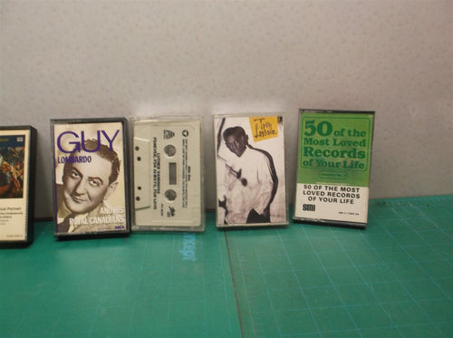 (8)cassette tapes Variety Croce Offenbach Baroque Lombardo Lorenz Vandross B52's