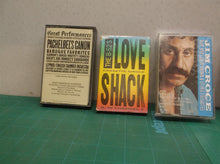 (8)cassette tapes Variety Croce Offenbach Baroque Lombardo Lorenz Vandross B52's