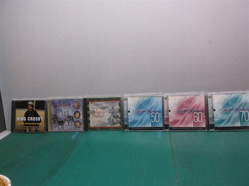 (6) Music CD Mathis Love Songs from 50s 60s 70s Christmas & Country Christmas