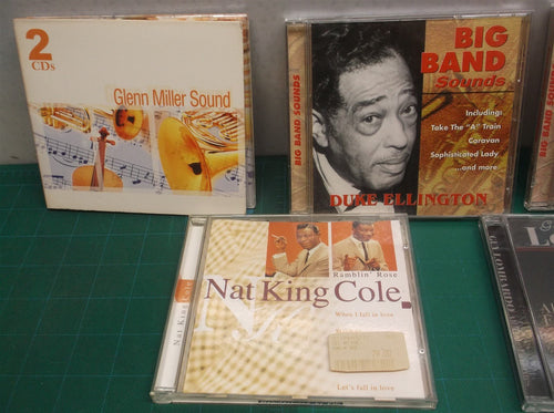 (7) Music CD Big band Glenn Miller The Dorsey bros Perry Como Nat King Cole
