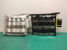 Lot of 2- Travel bottle set- 1 silver-1 black
