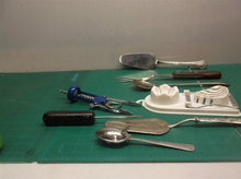 (8)Kitchen Utensils Grilling fork 2 pastry juicer wine opener ice pick 2 spoons