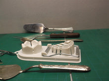 (8)Kitchen Utensils Grilling fork 2 pastry juicer wine opener ice pick 2 spoons