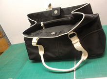 ALFANI Leather Purse Black/white