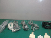lot of assorted phone cables & splitter