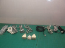 lot of assorted phone cables & splitter