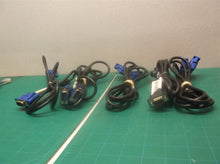 lot of 5 vga cables