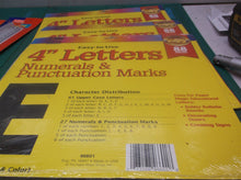lot of 7 rulers & 3 4" letter number markers