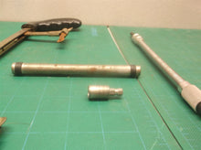 LOT of 3-1/4" DRIVE FLEXIBLE EXTENTION, HACKSAW AND PARTIAL TAPCOM DRIVER