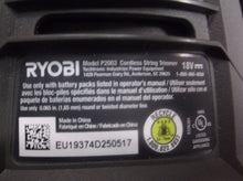 Ryobi P2003 18V Auto Feed Cordless String Trimmer Tool Only EU19374D250517