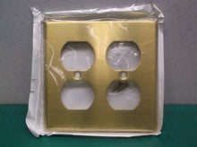Leviton- Polished Brass 4-Gang cover/ Wall Plate Switch plate cat 81016