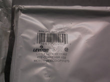 (2) Gray Leviton Aluminum 4934 2-Gang 2.15 in Dryer Range Receptacle Wall Plate