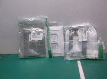 LOT of 3 cover plates- 1 brushed pewter, 1 white, 1 brown