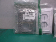 LOT of 3 cover plates- 1 brushed pewter, 1 white, 1 brown