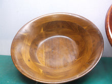Lot of two wood bowls- 12" and 14" Made in Vietnam