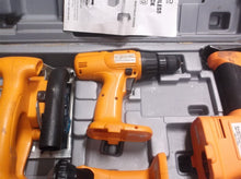 Chicago 18v 45803 Case drill circular & recip saw flashlight no charger/battery