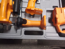 Chicago 18v 45803 Case drill circular & recip saw flashlight no charger/battery