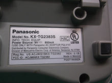 Panasonic KX-TG2383 2.4 GHz Cordless Phone System BASE WONT POWER ON *PARTS ONLY