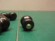 Lot of 22 black knobs for crafts or replacement