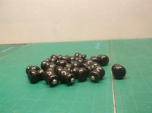 Lot of 22 black knobs for crafts or replacement