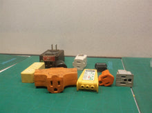 Lot of 9 electrical plugs-includes 1 Euro plug- all in working condition