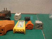 Lot of 9 electrical plugs-includes 1 Euro plug- all in working condition
