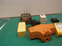Lot of 9 electrical plugs-includes 1 Euro plug- all in working condition