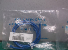 (2) 3 FT CAT5 Cable Ethernet Lan CAT5e RJ45 Network Patch Internet Router BLUE