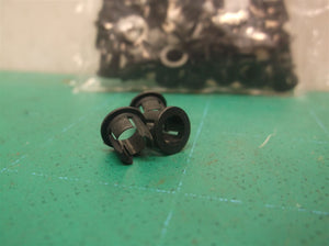 (50) 5mm Black Plastic LED Holders For Boards/Housings/Control Panels