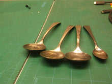 lot of 4 silver plated spoons