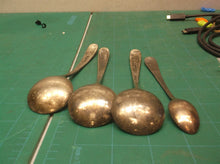 lot of 4 silver plated spoons