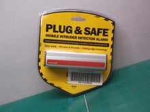 Plug and Safe Mobile Intruder Detector Alarm Model PS10 red NEW