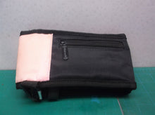 Black and Pink Nintendo DS case with Zipper Pocket to hold a game