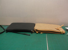 Lot of 2 Toiletry bags- 1 Brown, 1 Black- with straps