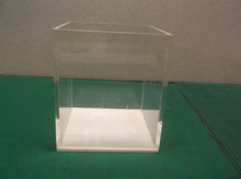 Deluxe Acrylic Pen Holder, Crystal Clear Square Pencil Cup,