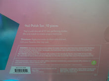 PERFECTLY POLISHED 10 Piece Nail Polish Set Colorful 2.2 oz Each - NEW