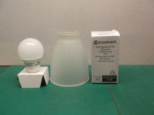 1000044891 Glass Dome w bulb from a Hampton Bay Glendale 42" White Ceiling Fan