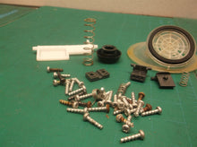 assorted parts from a Hoover fh40163 PROFESSIONAL SERIES HARD FLOOR CLEANER