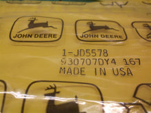 Lot of 8 John Deere jd5578 - DECAL REFLECTIVE LABEL, RED, 160 X 50