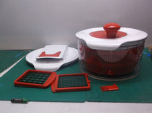 Prepology Salad Maker Set in Red/White missing storage lid
