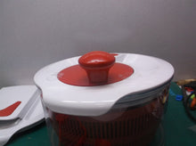 Prepology Salad Maker Set in Red/White missing storage lid