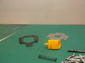 assorted parts from a 61884 Chicago Electric Reciprocating Saw - 4.5 AMP