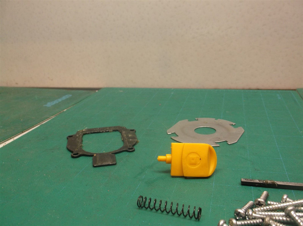 assorted parts from a 61884 Chicago Electric Reciprocating Saw - 4.5 AMP