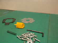 assorted parts from a 61884 Chicago Electric Reciprocating Saw - 4.5 AMP