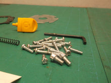 assorted parts from a 61884 Chicago Electric Reciprocating Saw - 4.5 AMP