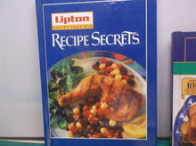 2 lot Recipe Secrets & Mealtime Magic by Lipton Book