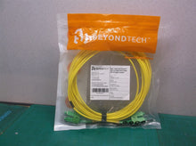 Fiber Optic Cable Single Mode LC to LC OS1 9/125 Duplex Yellow 5 meter