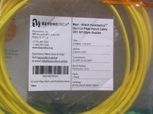 Fiber Optic Cable Single Mode LC to LC OS1 9/125 Duplex Yellow 5 meter
