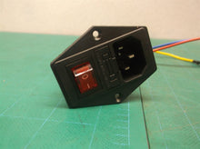 Inlet Module Plug 5A Fuse Male Power Socket w Switch Plug 10A 250V IEC320 C14