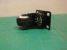 1" caster with wheel lock & rotation lock black